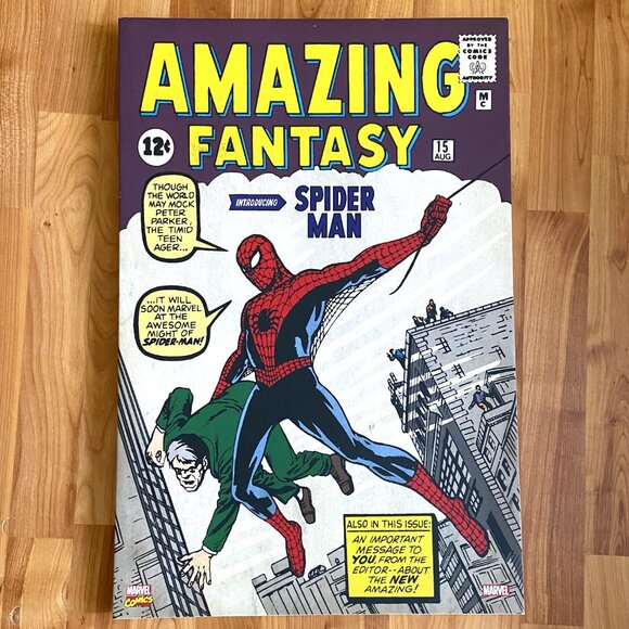 Set of 2 Vintage look Marvel Comics IRONMAN and SPIDERMAN wall art - Picture 6 of 9